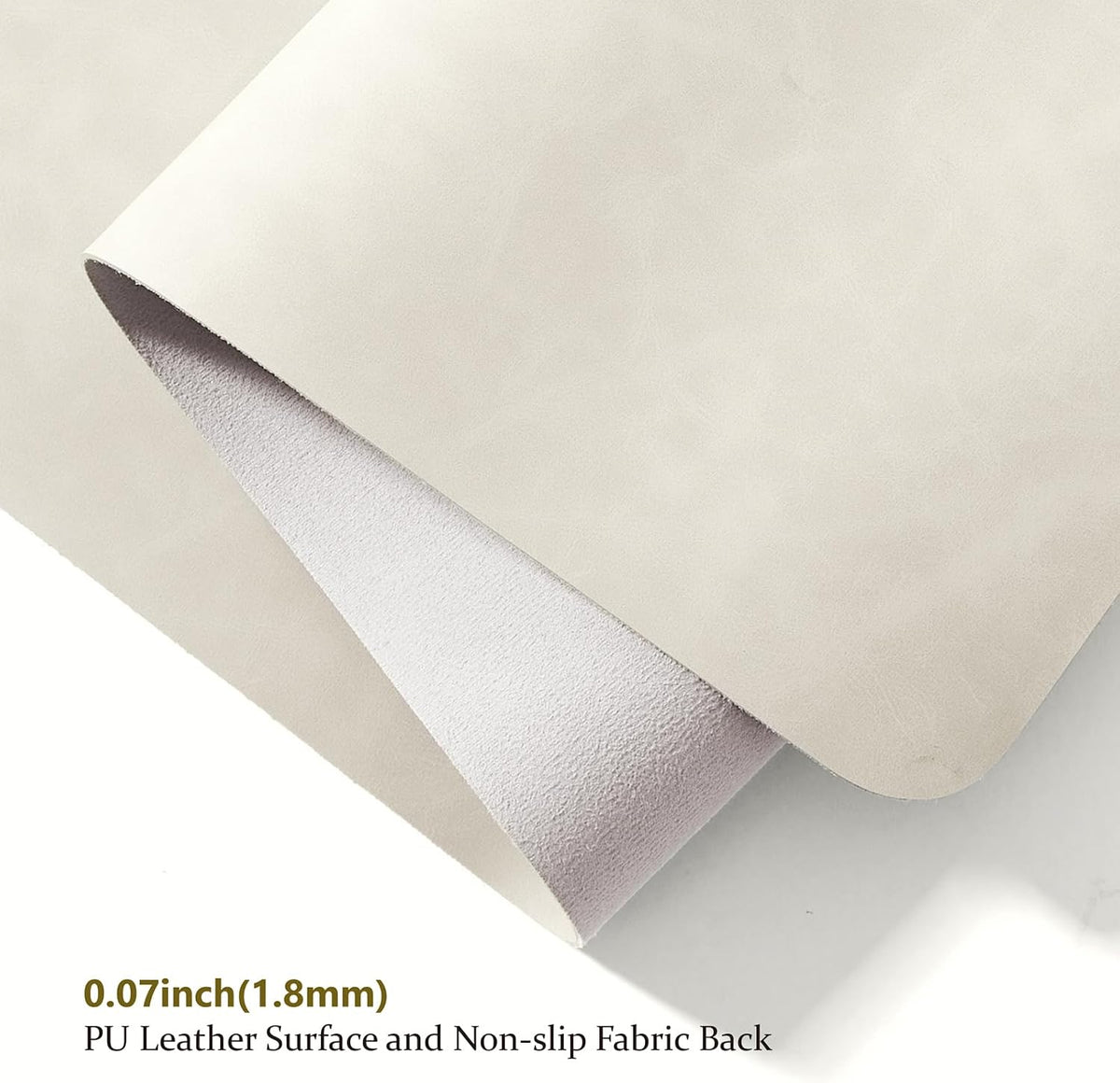Distressed Leather Desk Mat - Non-Slip PU Desk Pad for Office and Home - Desk Organization and Accessories - Ideal for Large Mouse Pad and Desk Mats on Top of Desks(Tan,36"x 17")