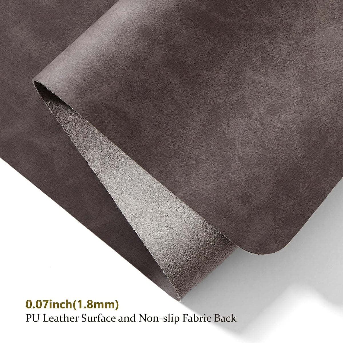 Distressed Leather Desk Mat - Non-Slip PU Desk Pad for Office and Home - Desk Organization and Accessories - Ideal for Large Mouse Pad and Desk Mats on Top of Desks(Tan,36"x 17")