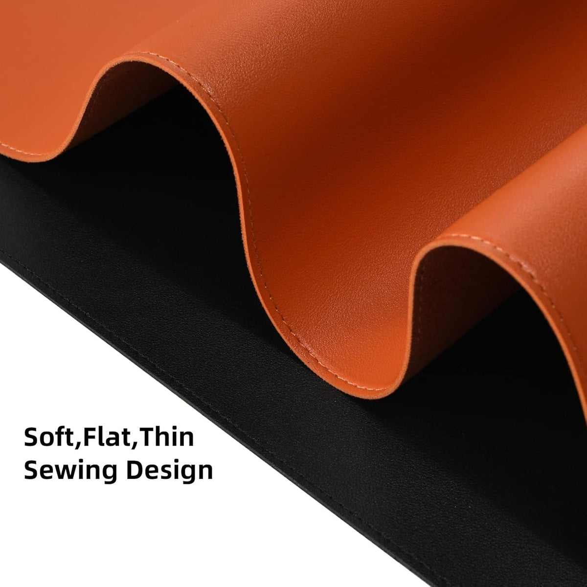 Desk Pad Blotter, 36x17 in Large PU Leather Mouse Pad,Waterproof Non-Slip Writing Desktop Protector Mat,Office Desk Accessory,Brown
