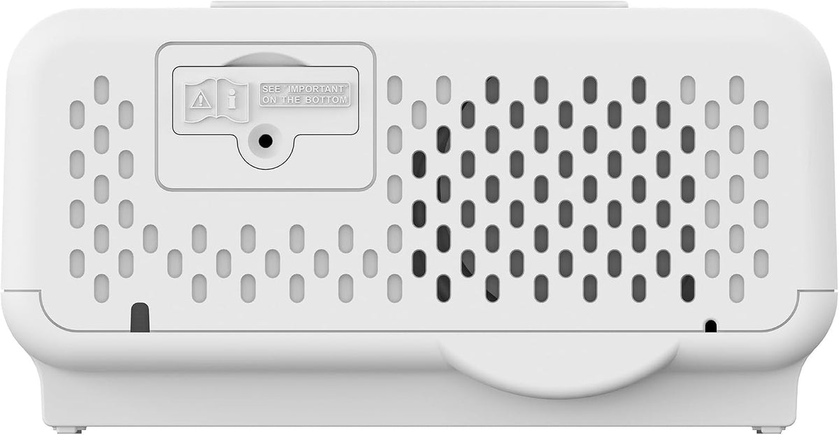 SmartSet Dual Alarm Clock Radio with PLL AM/FM, Auto Time Setting, Sleep Timer, Snooze, 20 Presets, Easy-to-Read 0.9-inch Blue Dimmable LED Display, CKS1500