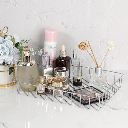 Multipurpose A4 File Tray Wire Desk Tray Organizer, Gold