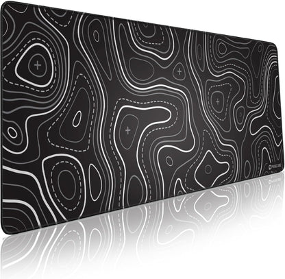 Excel Cheat Sheet Desk Pad | Excel Shortcut Keys Mouse Pad | Extended Large XL Gaming Mousepad | PC Office Spreadsheet Keyboard Mat | Non-Slip Stitched Edge