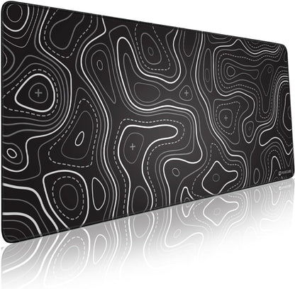 Excel Cheat Sheet Desk Pad | Excel Shortcut Keys Mouse Pad | Extended Large XL Gaming Mousepad | PC Office Spreadsheet Keyboard Mat | Non-Slip Stitched Edge