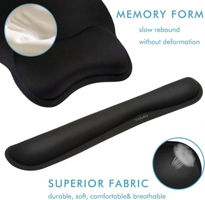Premium Keyboard Wrist Rest and Mouse Pad Wrist Support for 2 Pack