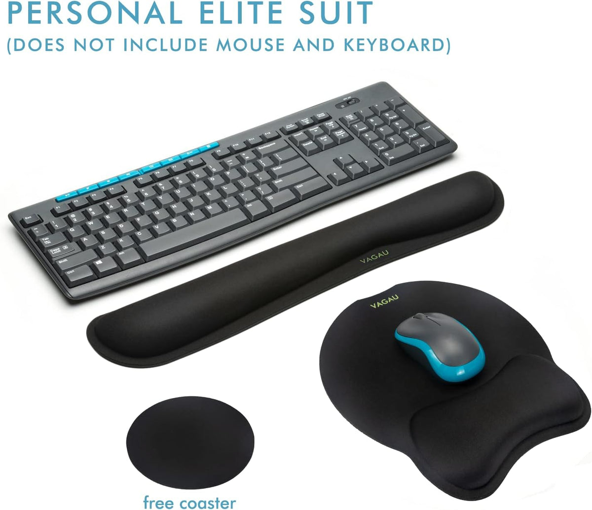 Premium Keyboard Wrist Rest and Mouse Pad Wrist Support for 2 Pack