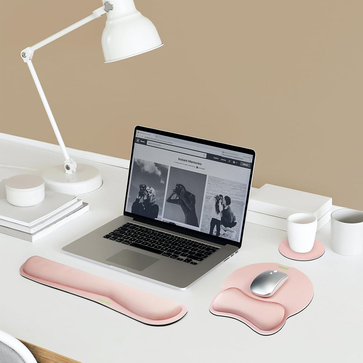 Premium Keyboard Wrist Rest and Mouse Pad Wrist Support for 2 Pack