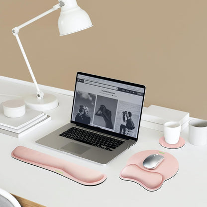 Premium Keyboard Wrist Rest and Mouse Pad Wrist Support for 2 Pack