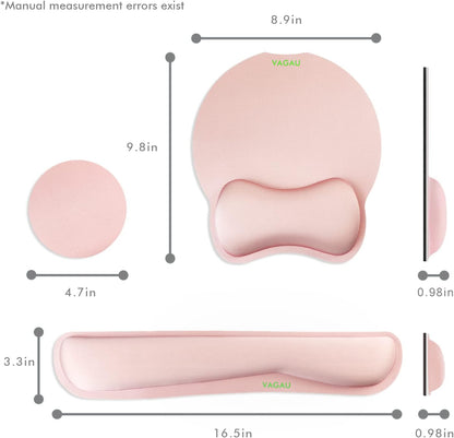 Premium Keyboard Wrist Rest and Mouse Pad Wrist Support for 2 Pack