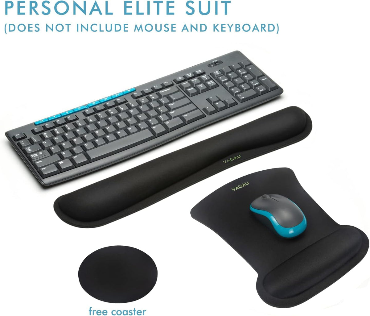 Premium Keyboard Wrist Rest and Mouse Pad Wrist Support for 2 Pack