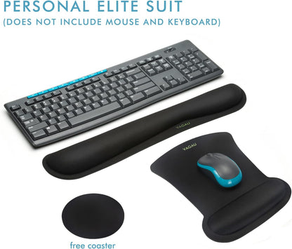 Premium Keyboard Wrist Rest and Mouse Pad Wrist Support for 2 Pack