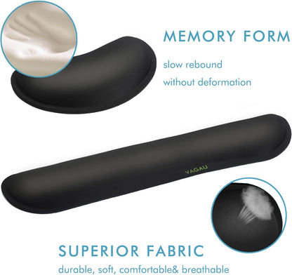 Premium Keyboard Wrist Rest and Mouse Pad Wrist Support for 2 Pack
