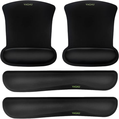 Premium Keyboard Wrist Rest and Mouse Pad Wrist Support for 2 Pack