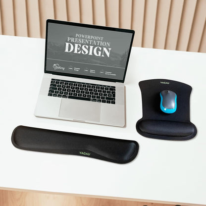 Premium Keyboard Wrist Rest and Mouse Pad Wrist Support for 2 Pack