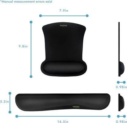 Premium Keyboard Wrist Rest and Mouse Pad Wrist Support for 2 Pack
