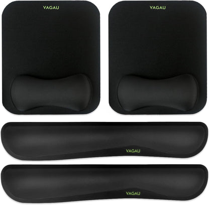 Premium Keyboard Wrist Rest and Mouse Pad Wrist Support for 2 Pack