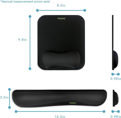 Premium Keyboard Wrist Rest and Mouse Pad Wrist Support for 2 Pack