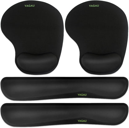 Premium Keyboard Wrist Rest and Mouse Pad Wrist Support for 2 Pack