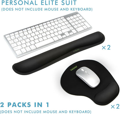 Premium Keyboard Wrist Rest and Mouse Pad Wrist Support for 2 Pack