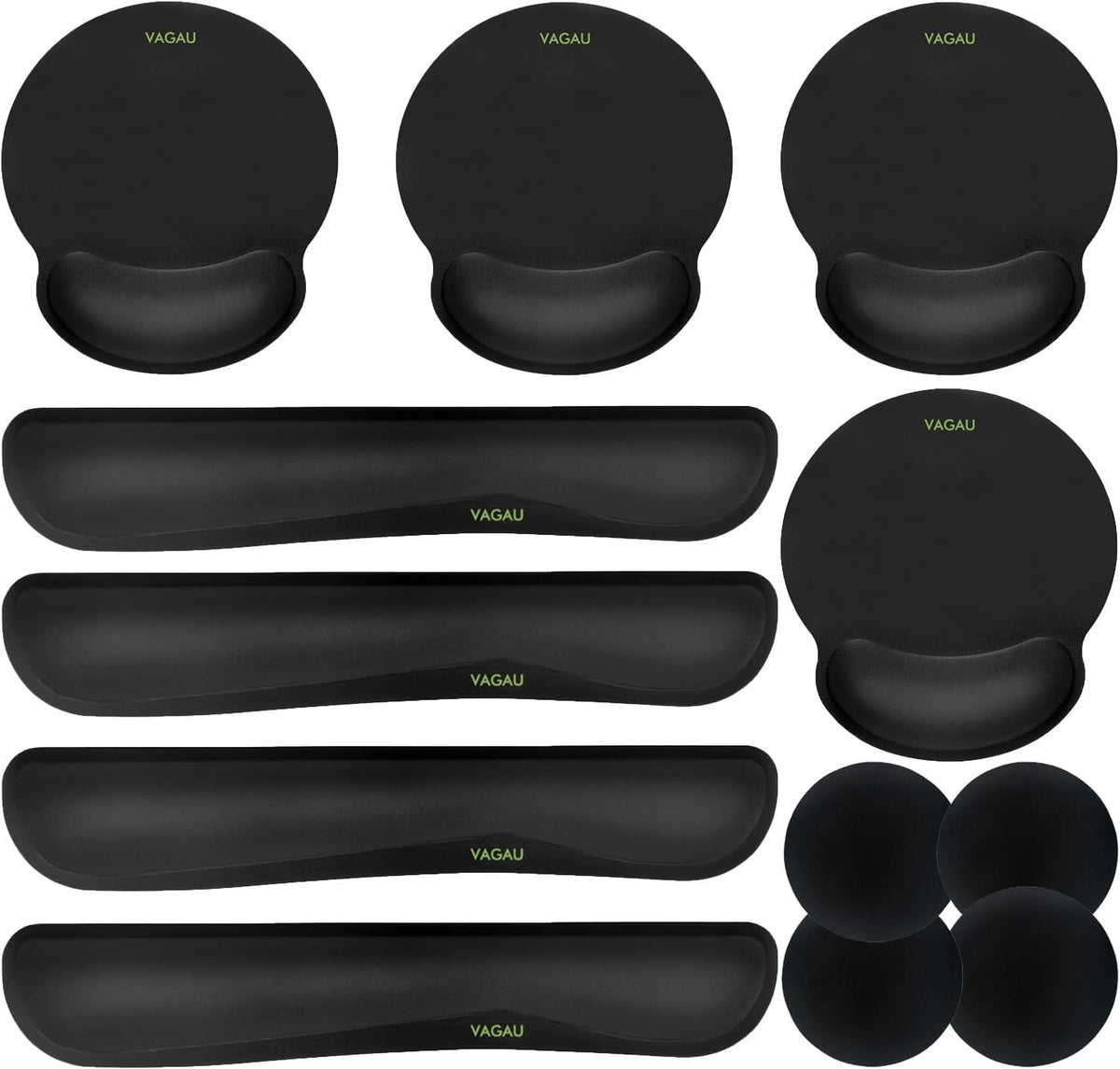 Premium Keyboard Wrist Rest and Mouse Pad Wrist Support for 2 Pack