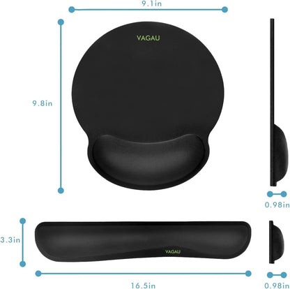 Premium Keyboard Wrist Rest and Mouse Pad Wrist Support for 2 Pack