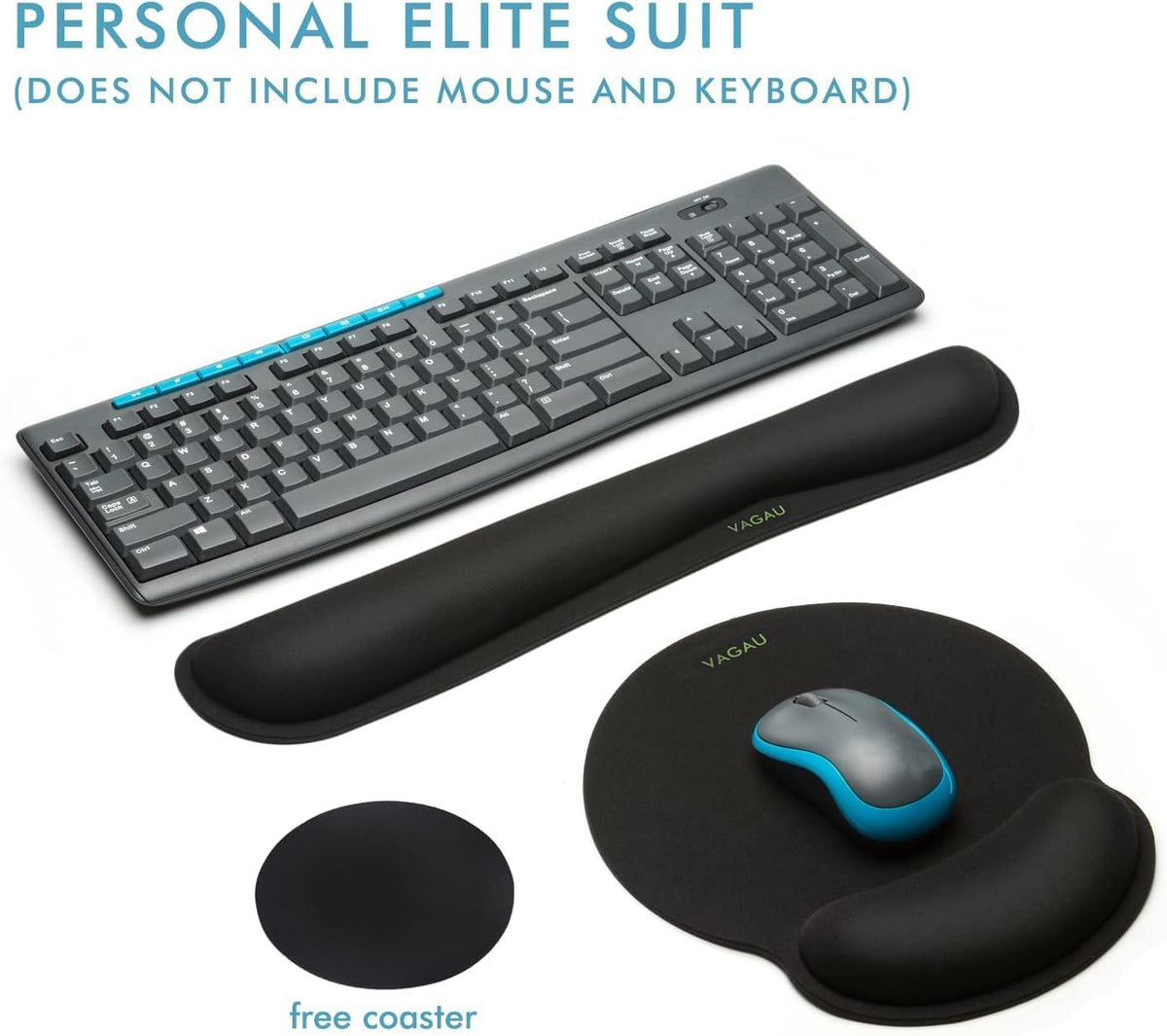 Premium Keyboard Wrist Rest and Mouse Pad Wrist Support for 2 Pack
