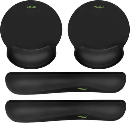 Premium Keyboard Wrist Rest and Mouse Pad Wrist Support for 2 Pack