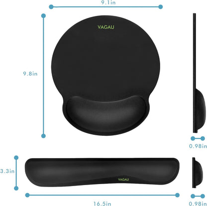 Premium Keyboard Wrist Rest and Mouse Pad Wrist Support for 2 Pack
