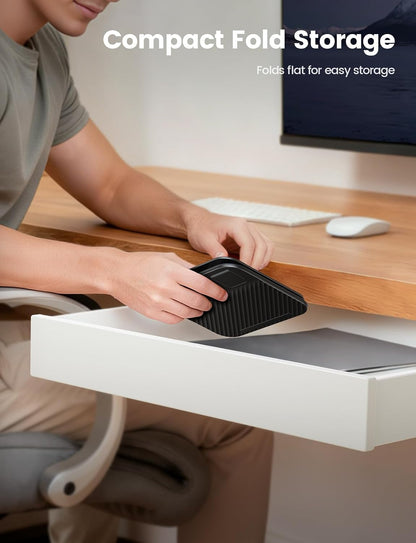 Adjustable iPad Stand for Desk, Ultra-Slim Foldable, 360° Rotation