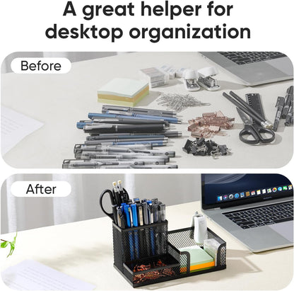 deli Mesh Desk Organizer, Black