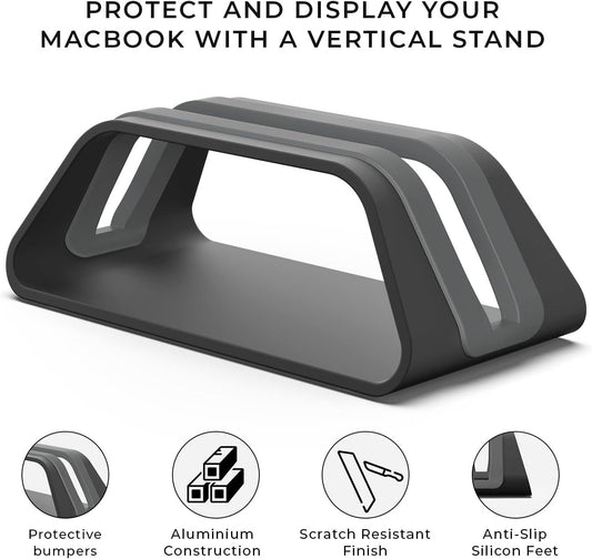 Vertical Laptop Stand Compatible with MacBook Pro & Air