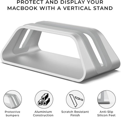 Vertical Laptop Stand Compatible with MacBook Pro & Air