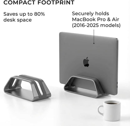 Vertical Laptop Stand Compatible with MacBook Pro & Air