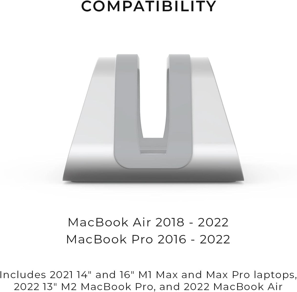 Vertical Laptop Stand Compatible with MacBook Pro & Air