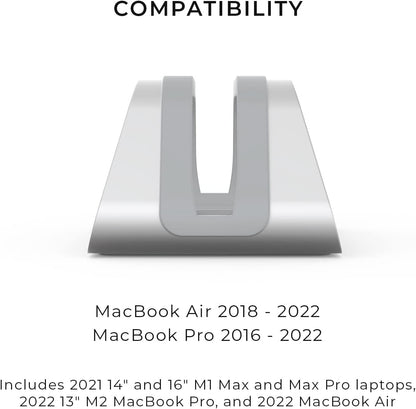 Vertical Laptop Stand Compatible with MacBook Pro & Air