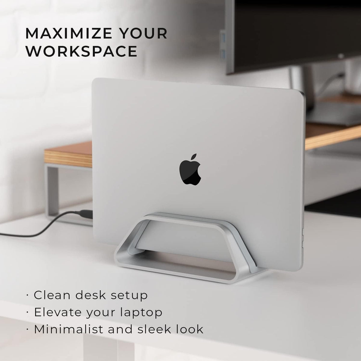 Vertical Laptop Stand Compatible with MacBook Pro & Air