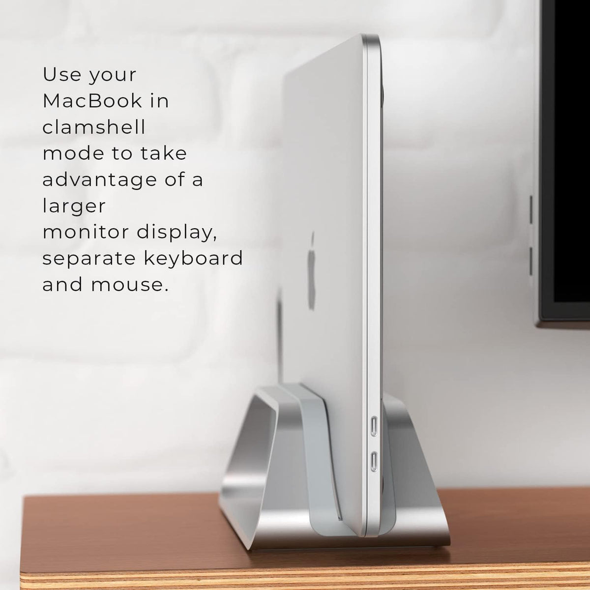 Vertical Laptop Stand Compatible with MacBook Pro & Air