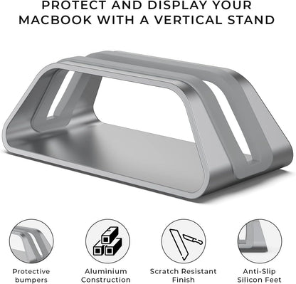 Vertical Laptop Stand Compatible with MacBook Pro & Air