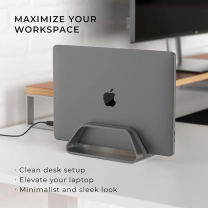 Vertical Laptop Stand Compatible with MacBook Pro & Air