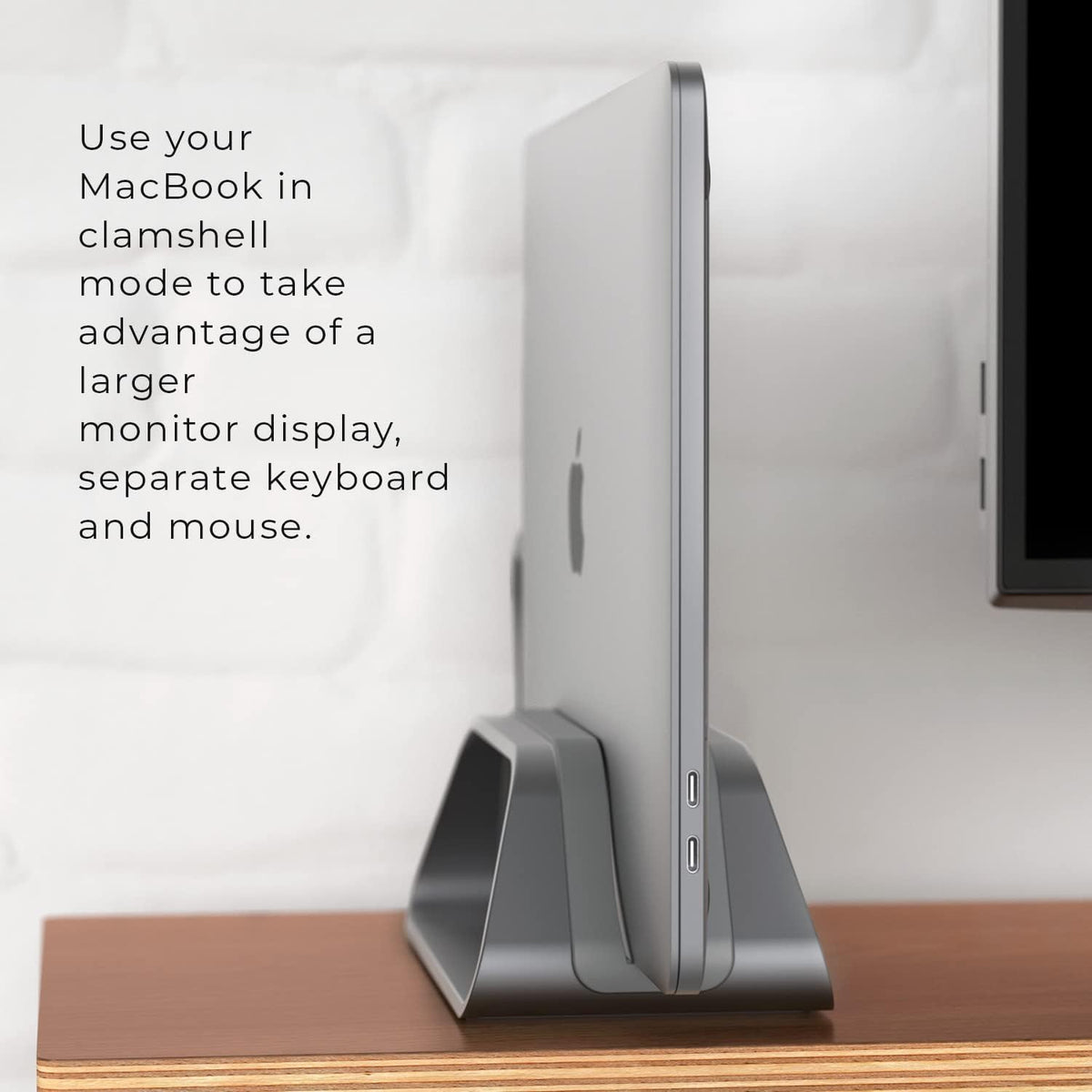 Vertical Laptop Stand Compatible with MacBook Pro & Air