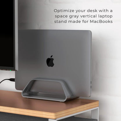 Vertical Laptop Stand Compatible with MacBook Pro & Air