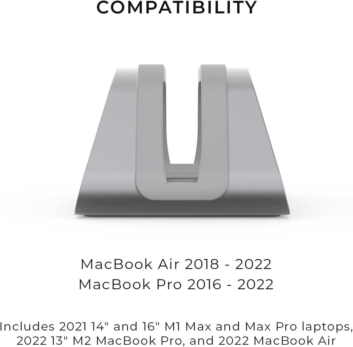 Vertical Laptop Stand Compatible with MacBook Pro & Air