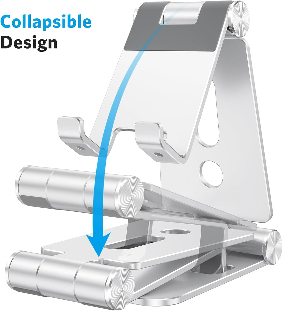 Foldable Cell Phone Stand, C4 Portable Aluminum Phone Holder