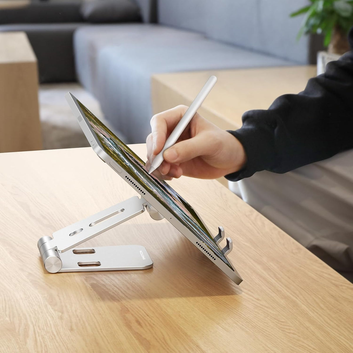Foldable Cell Phone Stand, C4 Portable Aluminum Phone Holder