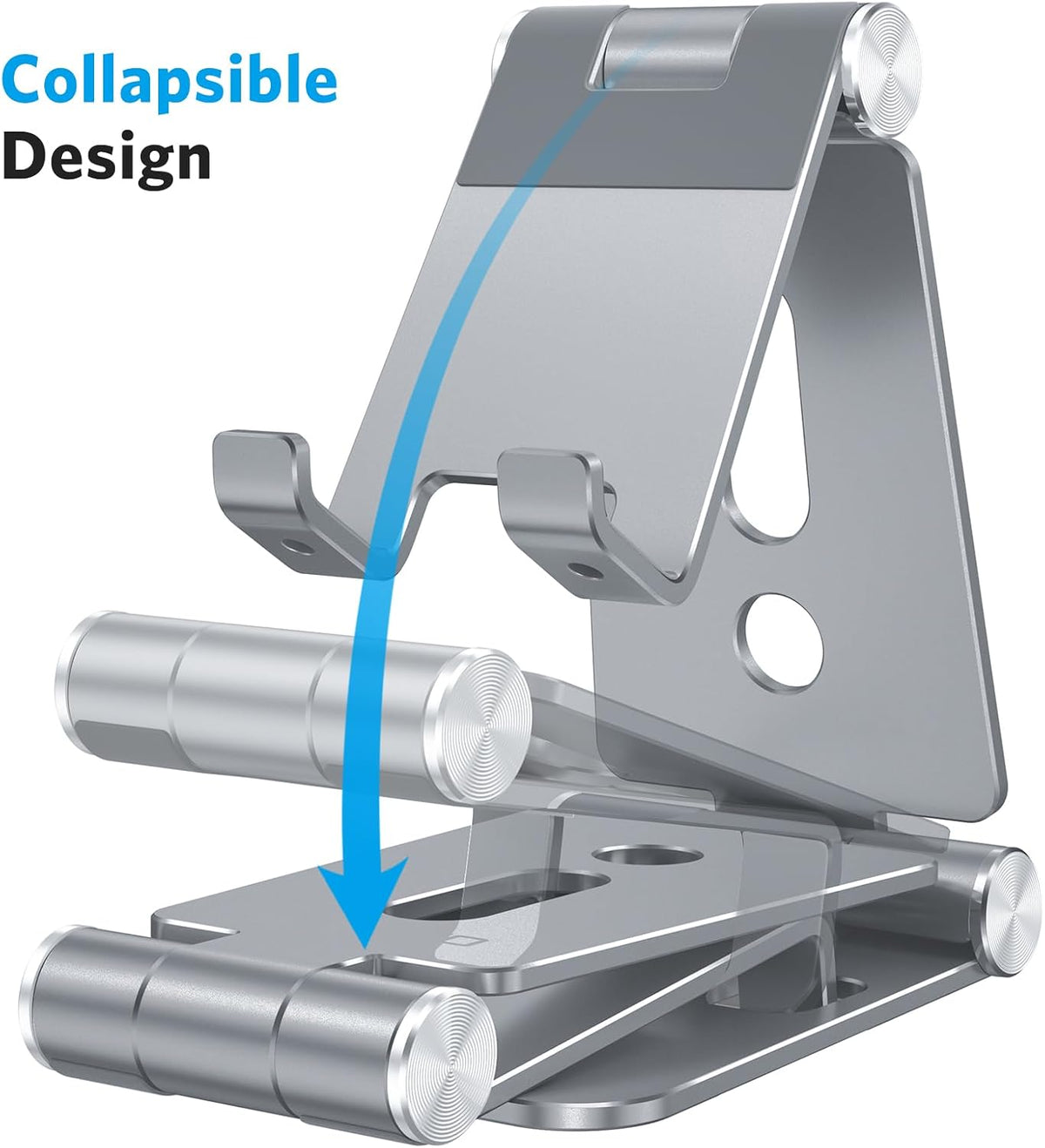 Foldable Cell Phone Stand, C4 Portable Aluminum Phone Holder