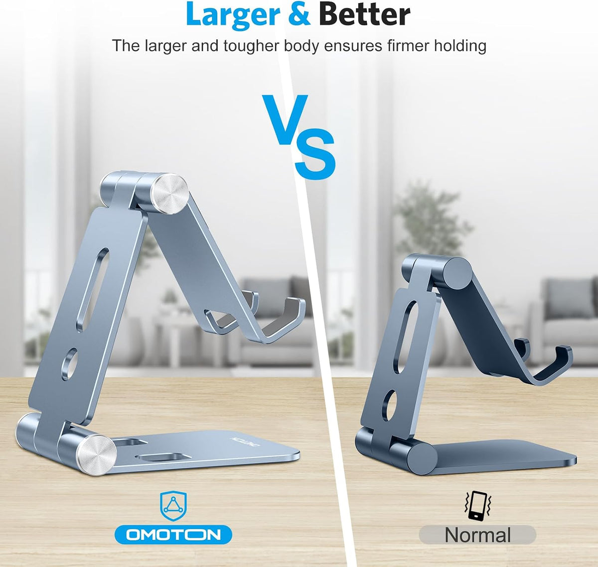 Foldable Cell Phone Stand, C4 Portable Aluminum Phone Holder