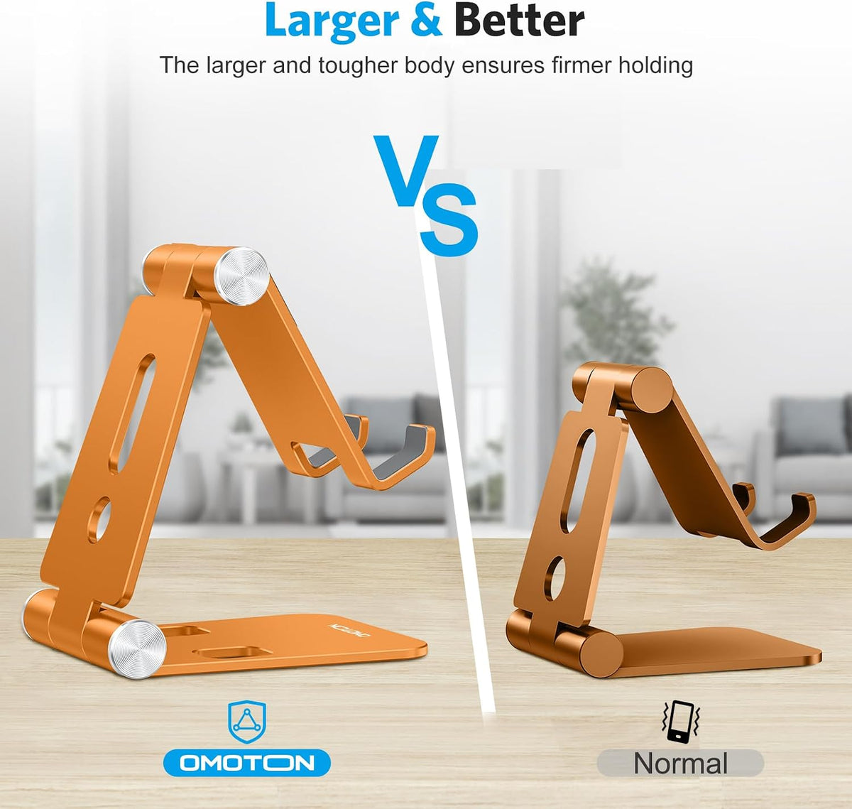 Foldable Cell Phone Stand, C4 Portable Aluminum Phone Holder