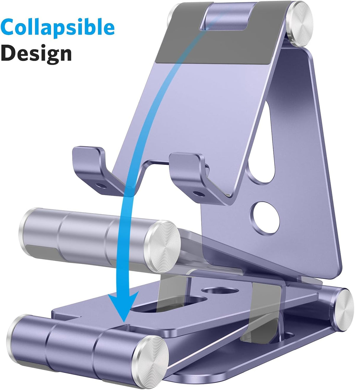 Foldable Cell Phone Stand, C4 Portable Aluminum Phone Holder