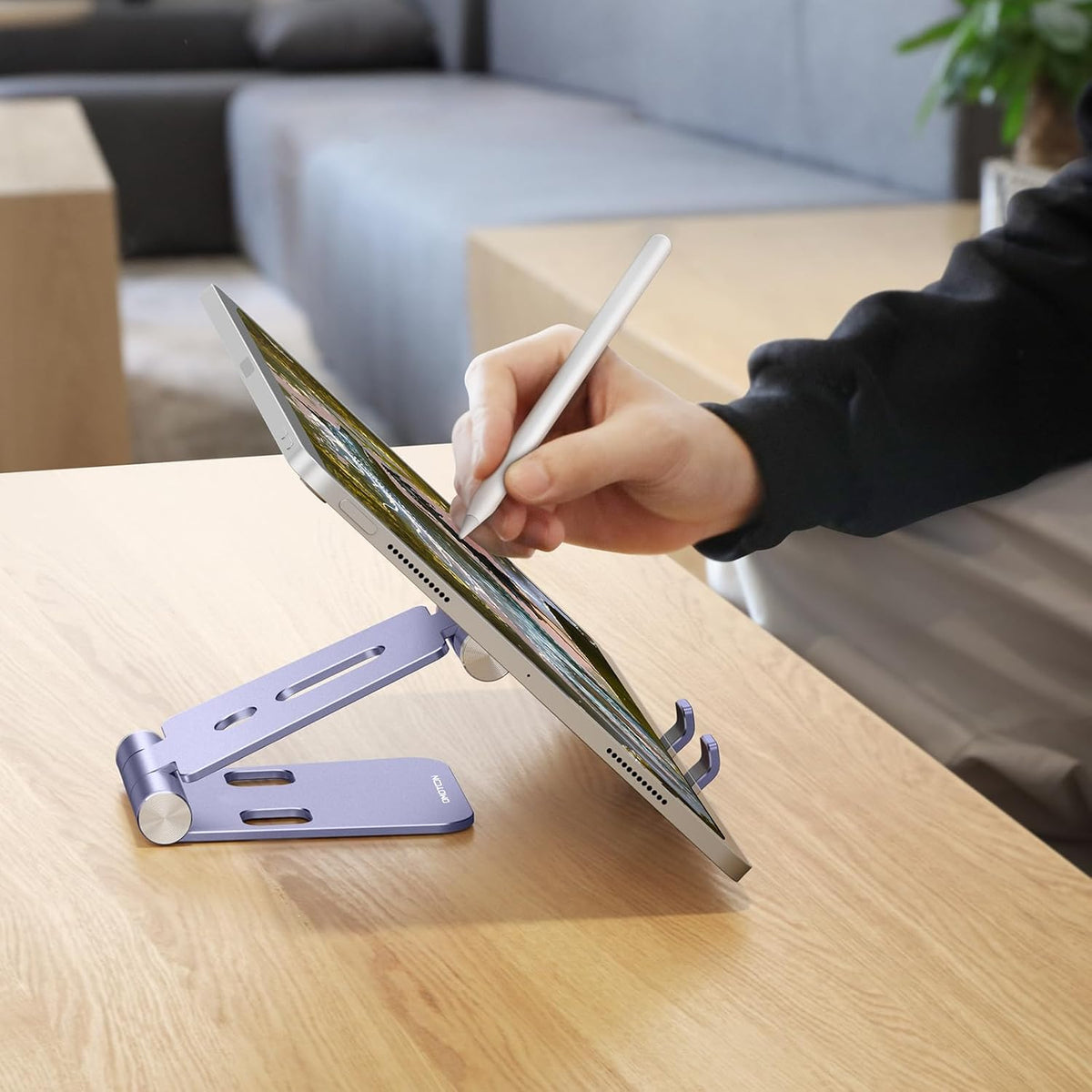 Foldable Cell Phone Stand, C4 Portable Aluminum Phone Holder