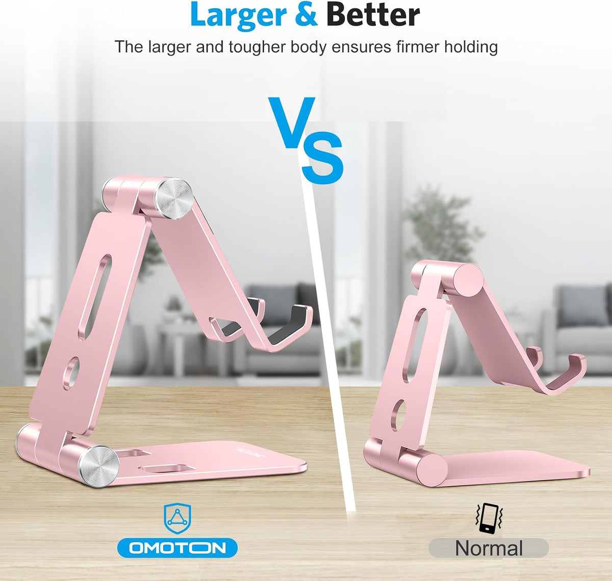 Foldable Cell Phone Stand, C4 Portable Aluminum Phone Holder