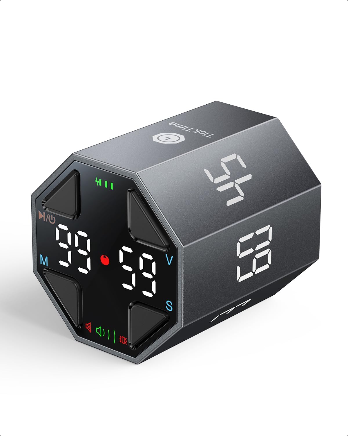 T8 Pomodoro Timer Cube for Focus, Study, Work, Task, ADHD, Kitchen